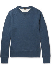 Tom Ford Slim Fit Mlange Cotton Blend Jersey Sweatshirt
