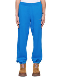 Moncler Blue Bonded Lounge Pants
