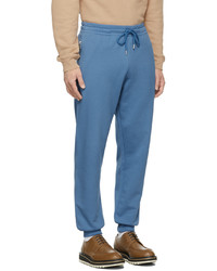 Dries Van Noten Blue French Terry Jogger Lounge Pants