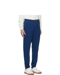 Ps By Paul Smith Blue Regular Jogger Zebra Lounge Pants