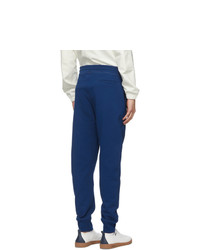 Ps By Paul Smith Blue Regular Jogger Zebra Lounge Pants