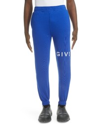 Givenchy Logo Slim Fit Joggers In Ocean Blue At Nordstrom