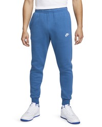 Nike Sportswear Club Pocket Fleece Joggers In Dark Marina Bluewhite At Nordstrom