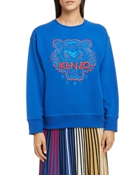 Kenzo Bicolor Embroidered Tiger Sweatshirt