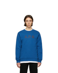 A.P.C. Blue Carhartt Wip Edition Ice H Sweatshirt