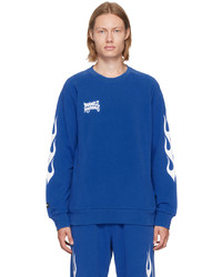 DOUBLE RAINBOUU Blue Couch Surf Sweater