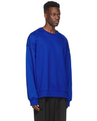 Juun.J Blue Graphic Detail Sweatshirt