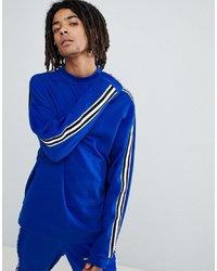 ASOS DESIGN Oversized Sweatshirt In Blue With