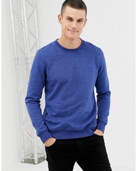 Burton Menswear Sweatshirt In Blue Marl