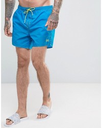 hugo boss blue swim shorts