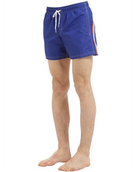 Sundek Elastic Waist Mid Length Swim Shorts