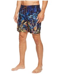 Bugatchi Tropical Paradise Swim Trunks Swimwear