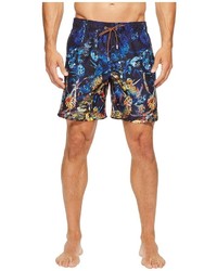 Bugatchi Tropical Paradise Swim Trunks Swimwear