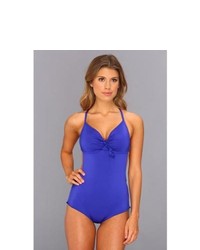 CA by Vitamin A Swimwear Sweetheart One Piece Full Swimsuits One Piece Electric Blue