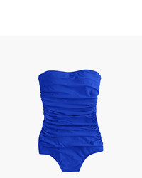 J.Crew Dd Cup Ruched Bandeau One Piece Swimsuit