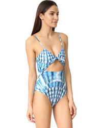 Mara Hoffman Tie Front Swimsuit