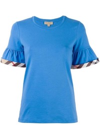 Burberry Peplum Sleeve T Shirt