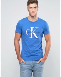 Moda Koszulki Kopertowe koszulki Calvin Klein Jeans Kopertowa koszulka r\u00f3\u017cowy W stylu casual 
