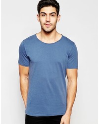 Selected Homme T Shirt With Raw Edge Neck