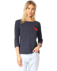Chinti and Parker Velvet Heart Tee