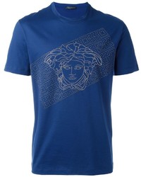 Versace Greca Medusa Head Studded T Shirt