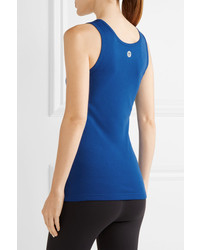 Tory Sport Cotton And Modal Blend Tank Bright Blue