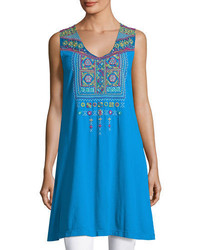 Johnny Was Dita Embroidered Long Tunic