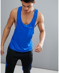 ASOS 4505 Extreme Racer Back Vest With Quick Dry In Blue
