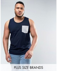 French Connection Plus Tank With Contrast Pocket