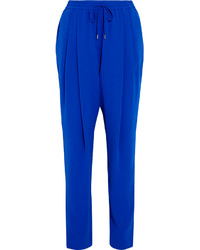 MCQ Alexander Ueen Pleated Crepe Tapered Pants