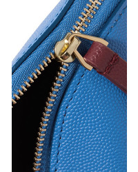 Roksanda Textured Leather Pouch Blue