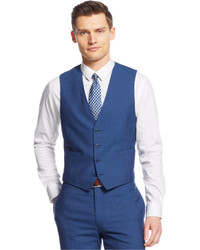 Calvin Klein X Mid Blue Stripe Vested Extra Slim Fit Suit | Where