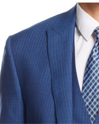 calvin klein blue extreme slim fit suit