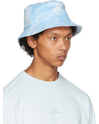 Paul Smith White Blue Dip Dye Bucket Hat