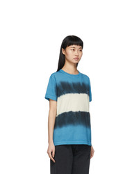 Off-White Blue And White Tie Dye Skinny Arrows T Shirt