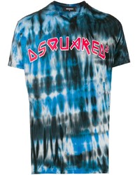 DSQUARED2 Tie Dye Logo Print T Shirt