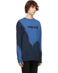 Ksubi Blue Eterno Dye Long Sleeve T Shirt