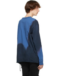Ksubi Blue Eterno Dye Long Sleeve T Shirt