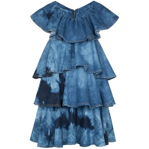 Tie dye clearance denim dress