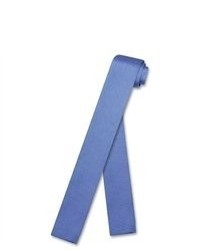 Antonio Ricci Knitted Neck Tie Solid Cadet Blue Color Necktie