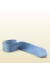 Gucci Gg Patterned Silk Tie