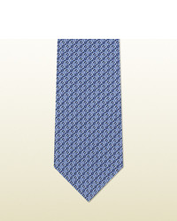 Gucci Patterned Silk Twill Tie