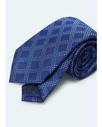 Mango Outlet Rhombus Patterned Tie