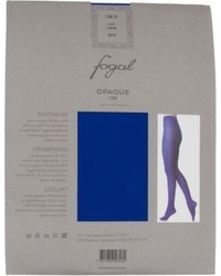 Fogal Semi Opaque Tights Blue Size Small