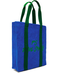 Ps By Paul Smith Blue Paper Crinkle Tote