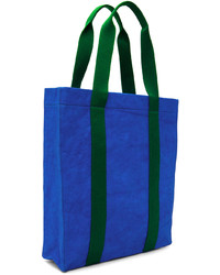 Ps By Paul Smith Blue Paper Crinkle Tote