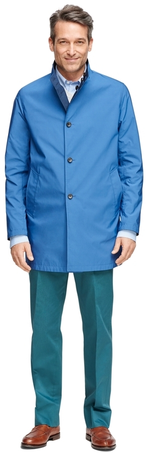 brooks brothers reversible trench coat