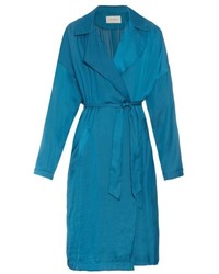 Cédric Charlier Cdric Charlier Relaxed Crinkle Effect Trench Coat