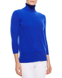 Neiman Marcus Cashmere Collection Cashmere Turtleneck Sweater