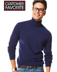 Club Room Cashmere Solid Turtleneck Sweater